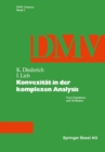 Konvexitat in der Komplexen Analysis : Neue Ergebnisse und Methoden - eBook
