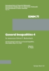 General Inequalities 4 : In memoriam Edwin F. Beckenbach 4th International Conference on General Inequalities, Oberwolfach, May 8-14, 1983 - eBook