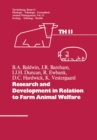 Research and Development in Relation to Farm Animal Welfare - eBook
