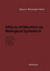 Effects of Nicotine on Biological Systems II - eBook
