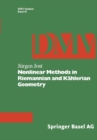 Nonlinear Methods in Riemannian and Kahlerian Geometry - eBook