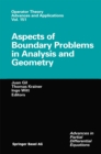 Aspects of Boundary Problems in Analysis and Geometry - eBook