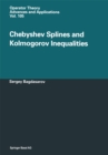 Chebyshev Splines and Kolmogorov Inequalities - eBook