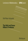 The Ball and Some Hilbert Problems - eBook