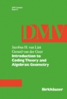 Introduction to Coding Theory and Algebraic Geometry - eBook