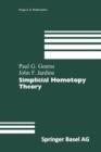 Simplicial Homotopy Theory - Book