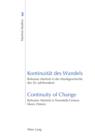 Kontinuitaet Des Wandels Continuity of Change : Bohuslav Martinu in der Musikgeschichte des 20. Jahrhunderts Bohuslav Martinu in Twentieth-century Music History - eBook