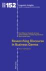 Researching Discourse in Business Genres : Cases and Corpora - eBook