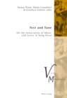 Text and Tune : On the Association of Music and Lyrics in Sung Verse - eBook