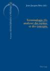 Terminologie (I) : analyser des termes et des concepts - eBook