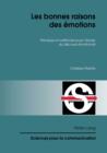 Les bonnes raisons des emotions : Principes et methode pour l'etude du discours "emotionne" - eBook
