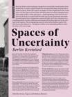 Spaces of Uncertainty - Berlin revisited - Book