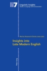 Insights into Late Modern English - Book