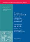 Erkenntnis und Wissenschaft/ Knowledge and Science : Probleme der Epistemologie in der Philosophie des Mittelalters/ Problems of Epistemology in Medieval Philosophy - eBook
