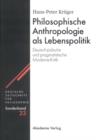 Philosophische Anthropologie als Lebenspolitik : Deutsch-judische und pragmatistische Moderne-Kritik - eBook
