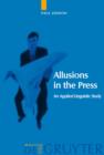 Allusions in the Press : An Applied Linguistic Study - eBook