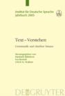 Text - Verstehen : Grammatik und daruber hinaus - eBook