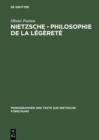 Nietzsche - Philosophie de la legerete - eBook