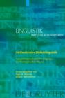 Methoden der Diskurslinguistik : Sprachwissenschaftliche Zugange zur transtextuellen Ebene - eBook