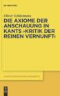 Die Axiome der Anschauung in Kants "Kritik der reinen Vernunft" - eBook