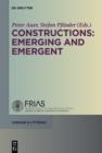 Constructions : Emerging and Emergent - eBook
