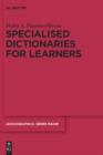 Specialised Dictionaries for Learners - eBook