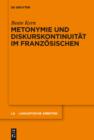 Metonymie und Diskurskontinuitat im Franzosischen - eBook