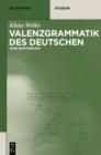Valenzgrammatik des Deutschen : Eine Einfuhrung - eBook