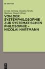 Von der Systemphilosophie zur systematischen Philosophie - Nicolai Hartmann - eBook