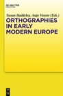 Orthographies in Early Modern Europe - eBook