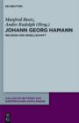 Johann Georg Hamann: Religion und Gesellschaft - eBook