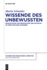 Wissende des Unbewussten : Romantische Anthropologie und Asthetik im Werk Richard Wagners - eBook