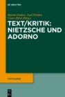 Text/Kritik: Nietzsche und Adorno - eBook