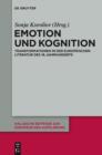Emotion und Kognition : Transformationen in der europaischen Literatur des 18. Jahrhunderts - eBook