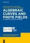 Algebraic Curves and Finite Fields : Cryptography and Other Applications - eBook