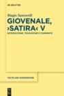 Giovenale, "Satira" V : Introduzione, Traduzione e Commento - eBook