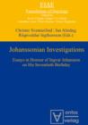 Johanssonian Investigations : Essays in Honour of Ingvar Johansson on His Seventieth Birthday - eBook