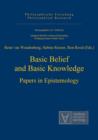 Basic Belief and Basic Knowledge : Papers in Epistemology - eBook