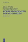 Korrespondenzen der Goethezeit : Edition und Kommentar - eBook