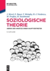 Soziologische Theorie : Abriss der Ansatze ihrer Hauptvertreter - eBook