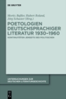 Poetologien deutschsprachiger Literatur 1930-1960 : Kontinuitaten jenseits des Politischen - eBook