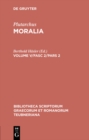 Moralia : Volume V/Fasc 2/Pars 2 - eBook