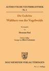 Die Gedichte Walthers von der Vogelweide - eBook