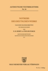 Notkers des Deutschen Werke : Ersten Bandes drittes Heft. Boethius De Consolatione Philosophiae IV / V - eBook