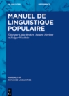 Manuel de linguistique populaire - eBook