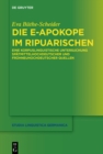 Die e-Apokope im Ripuarischen : Eine korpuslinguistische Untersuchung spatmittelhochdeutscher und fruhneuhochdeutscher Quellen - eBook