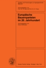 Europaische Bauernparteien im 20. Jahrhundert - eBook