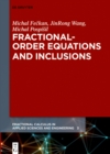 Fractional-Order Equations and Inclusions - eBook