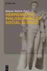 Hermeneutic Philosophies of Social Science - eBook
