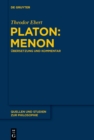 Platon: Menon : Ubersetzung und Kommentar - eBook
